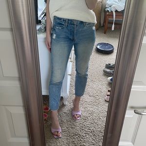 Frame straight leg jeans